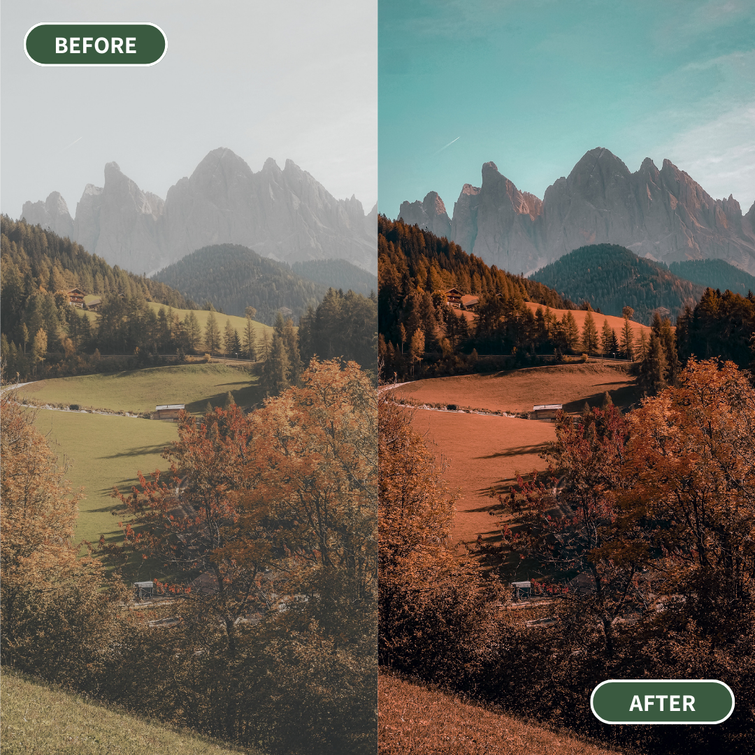 Autumnal Rust - 15 Lightroom Presets Pack